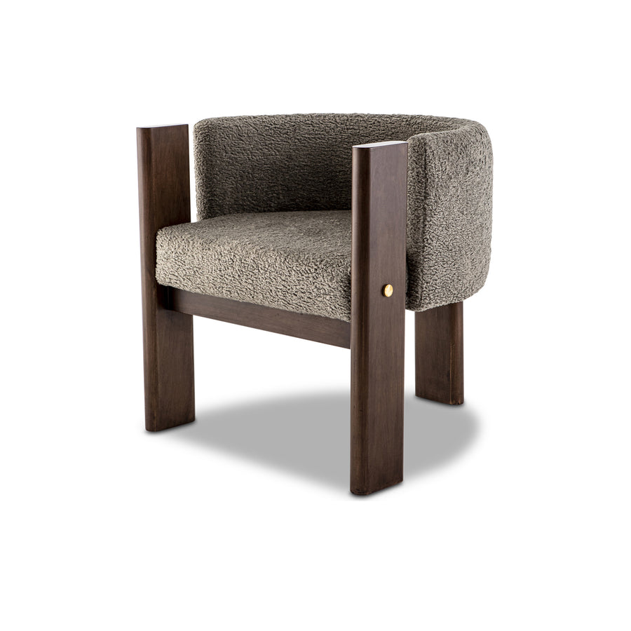 Malta Boucle Dining Chair - Egg Designs