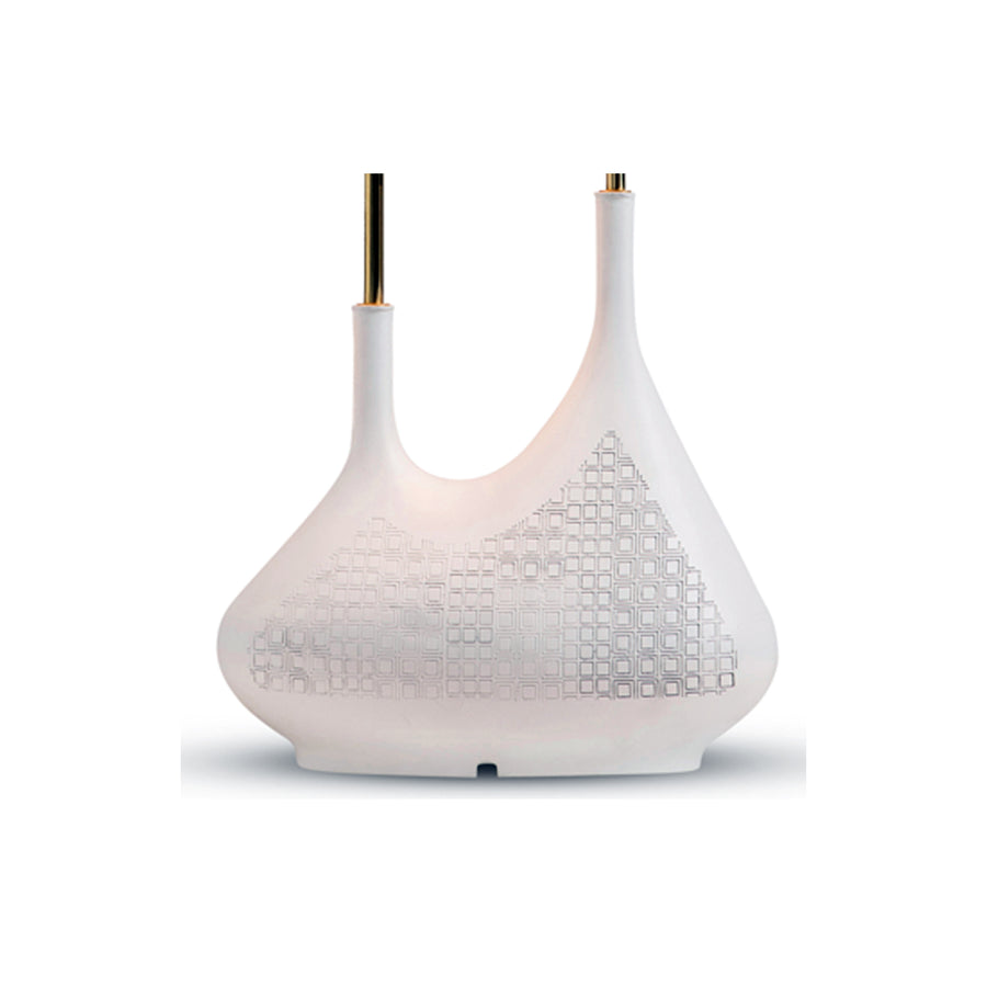 Pod Double Table Lamp White