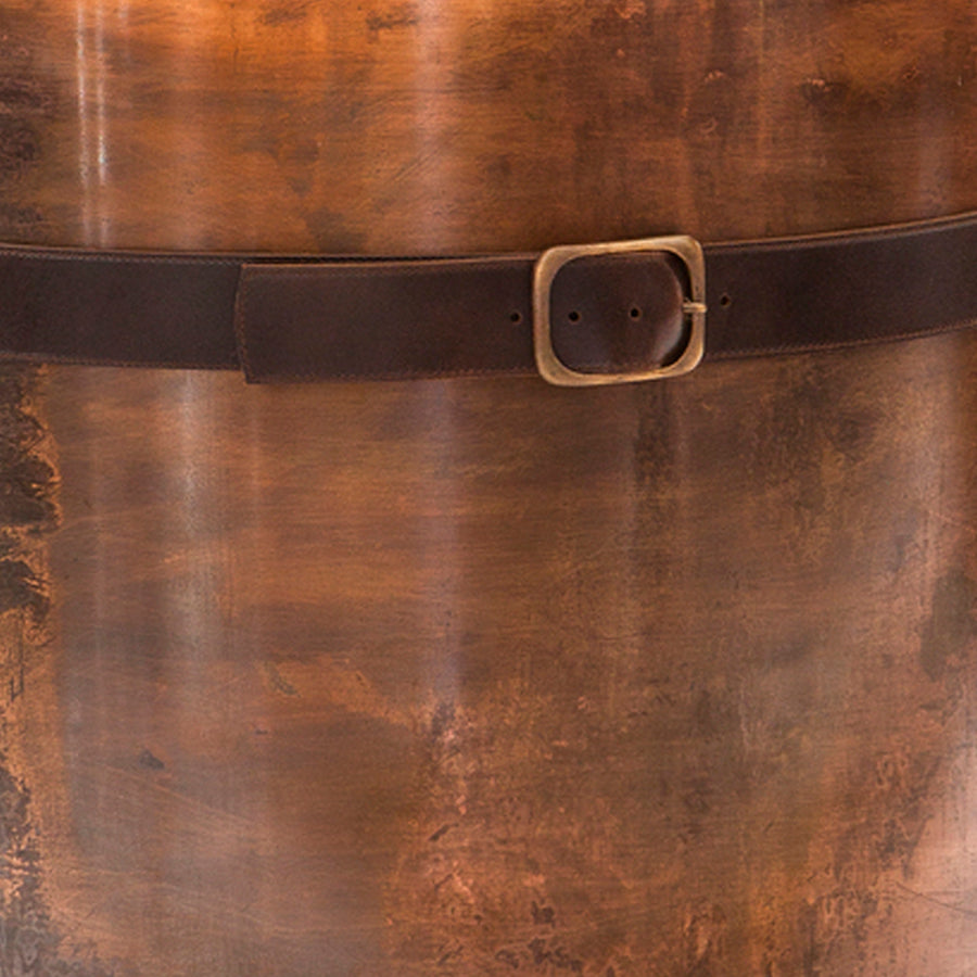Antique Copper Belted Planter Various sizes