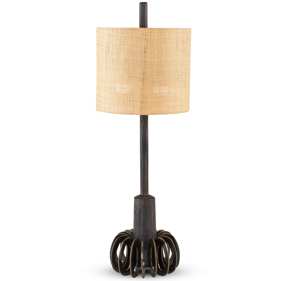 Bronzed Silhouette Loops Table Lamp