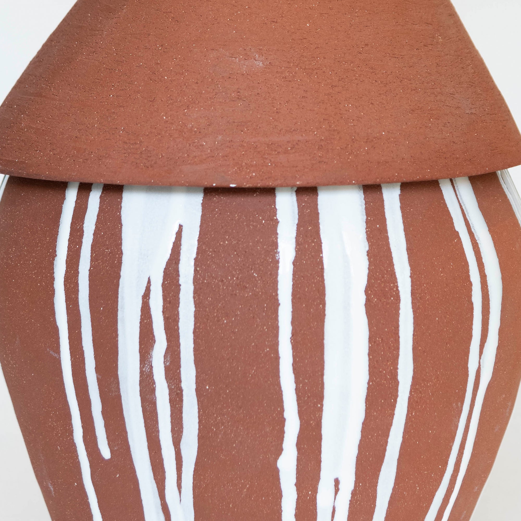 Gazella Sculpture #2 – Terracotta Clay with White Glaze