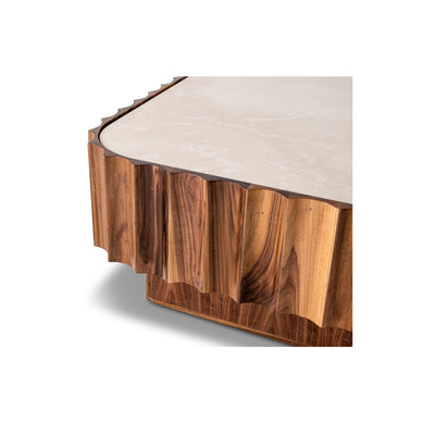 Fluted Coffee Table