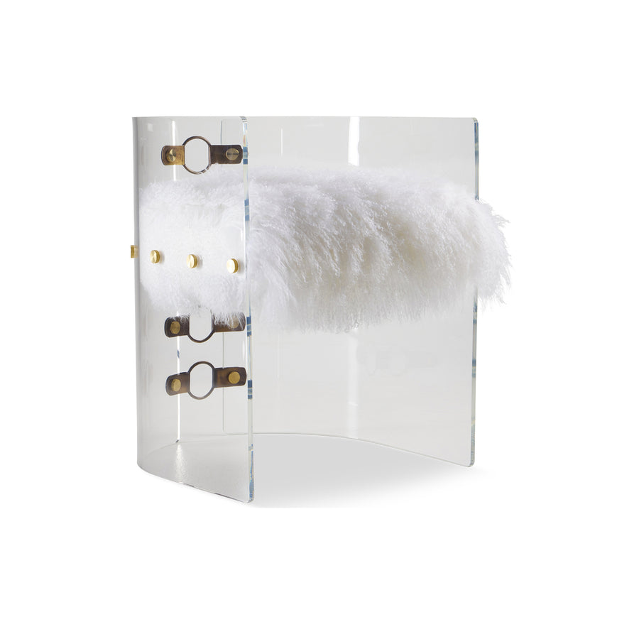 Jetson Dining Chair Mongolian Sheep Skin - Egg Designs