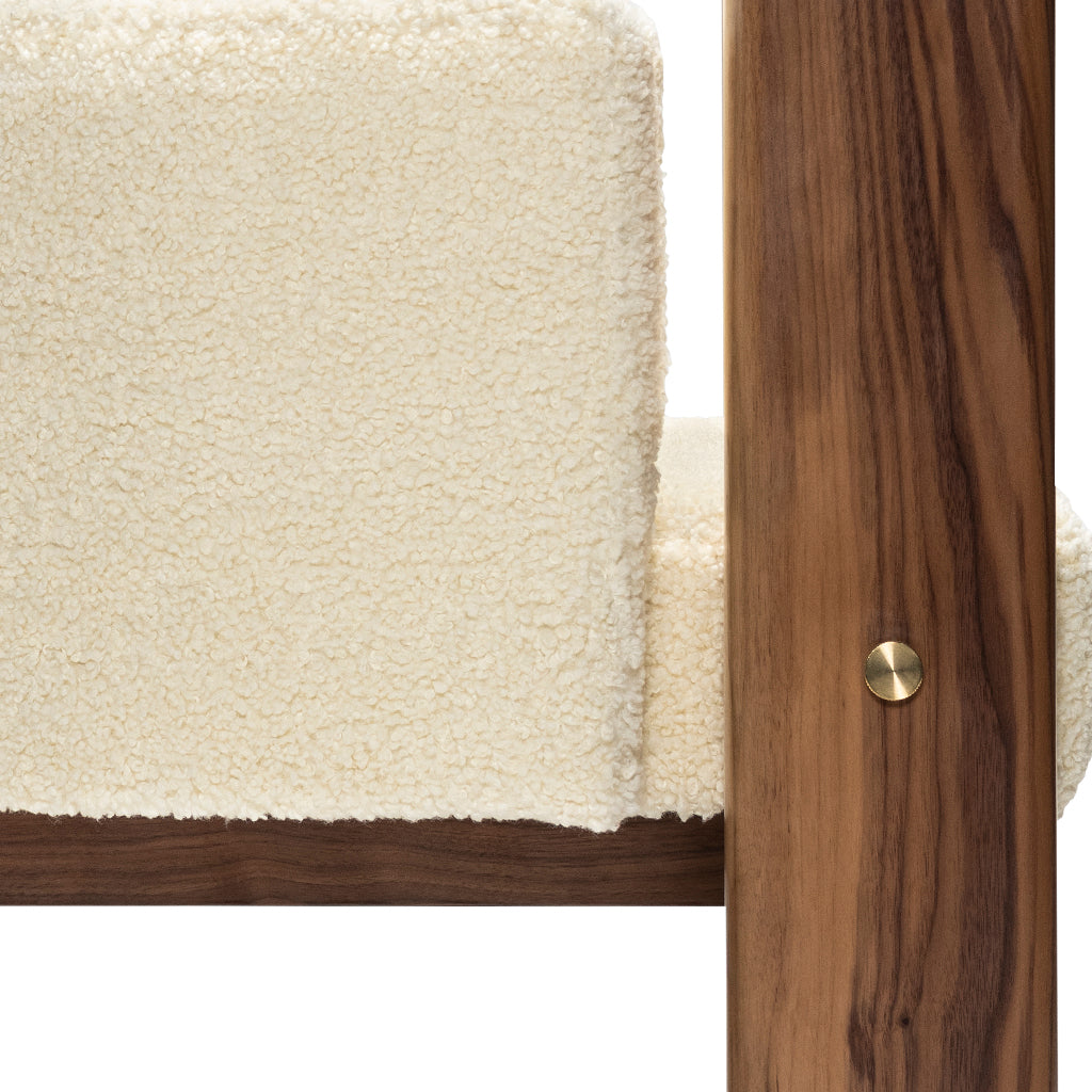 Malta Cream Boucle' Dining Chair