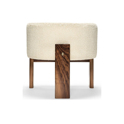 Malta Cream Boucle' Dining Chair - Egg Designs