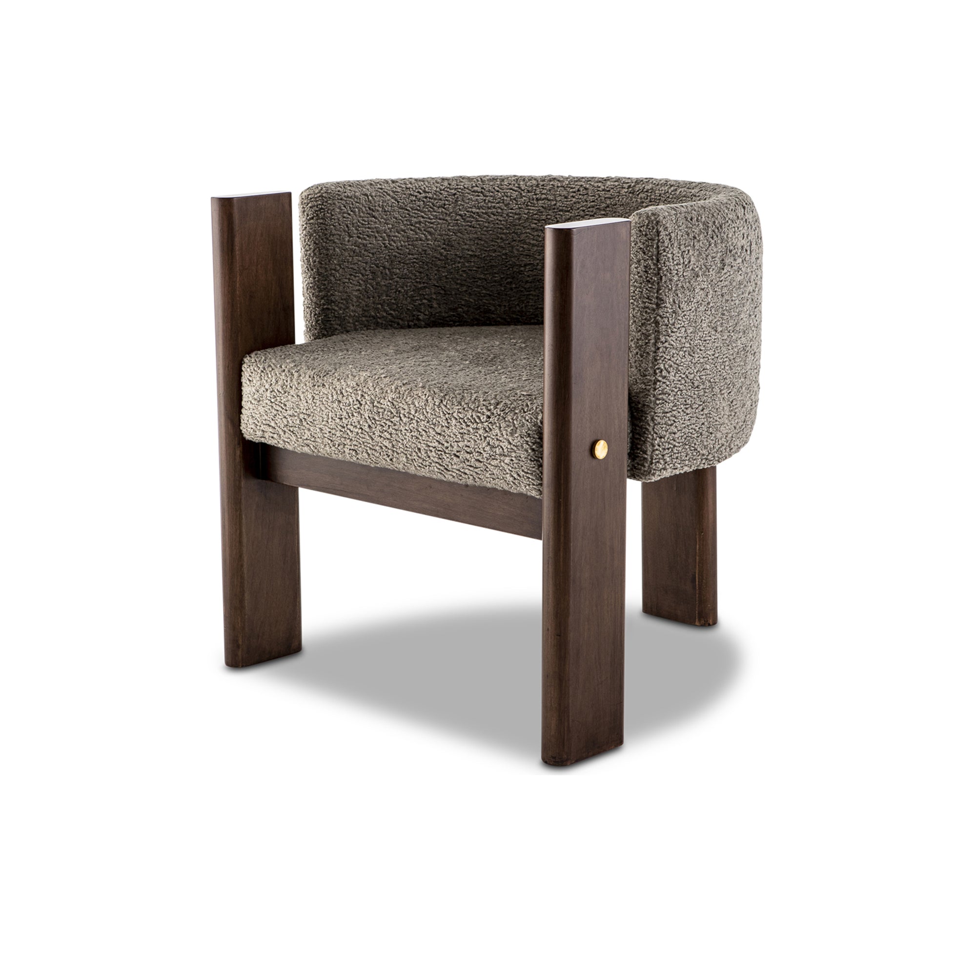 Malta Boucle Dining Chair - Egg Designs