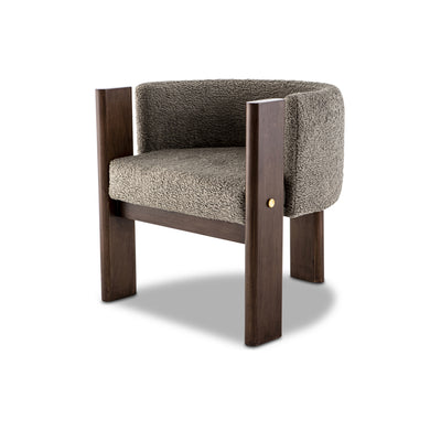 Malta Boucle Dining Chair - Egg Designs