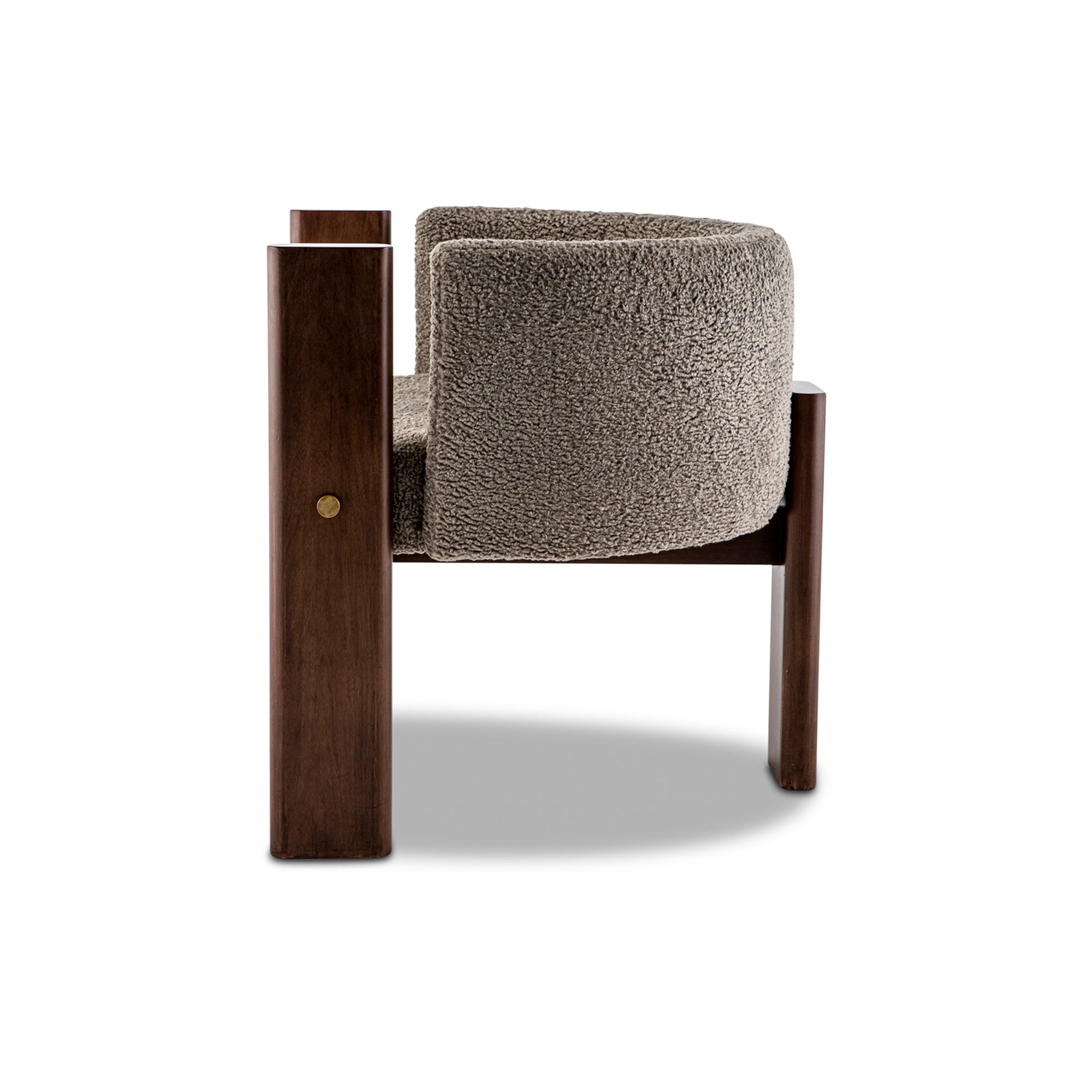 Malta Boucle Dining Chair - Egg Designs