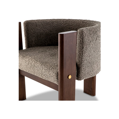 Malta Boucle Dining Chair - Egg Designs
