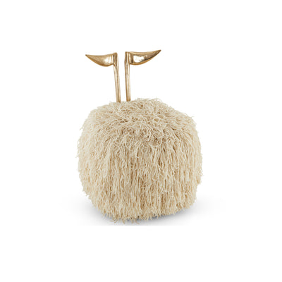 Strelitzia Cream Shaggy Dining Chair - Egg Designs