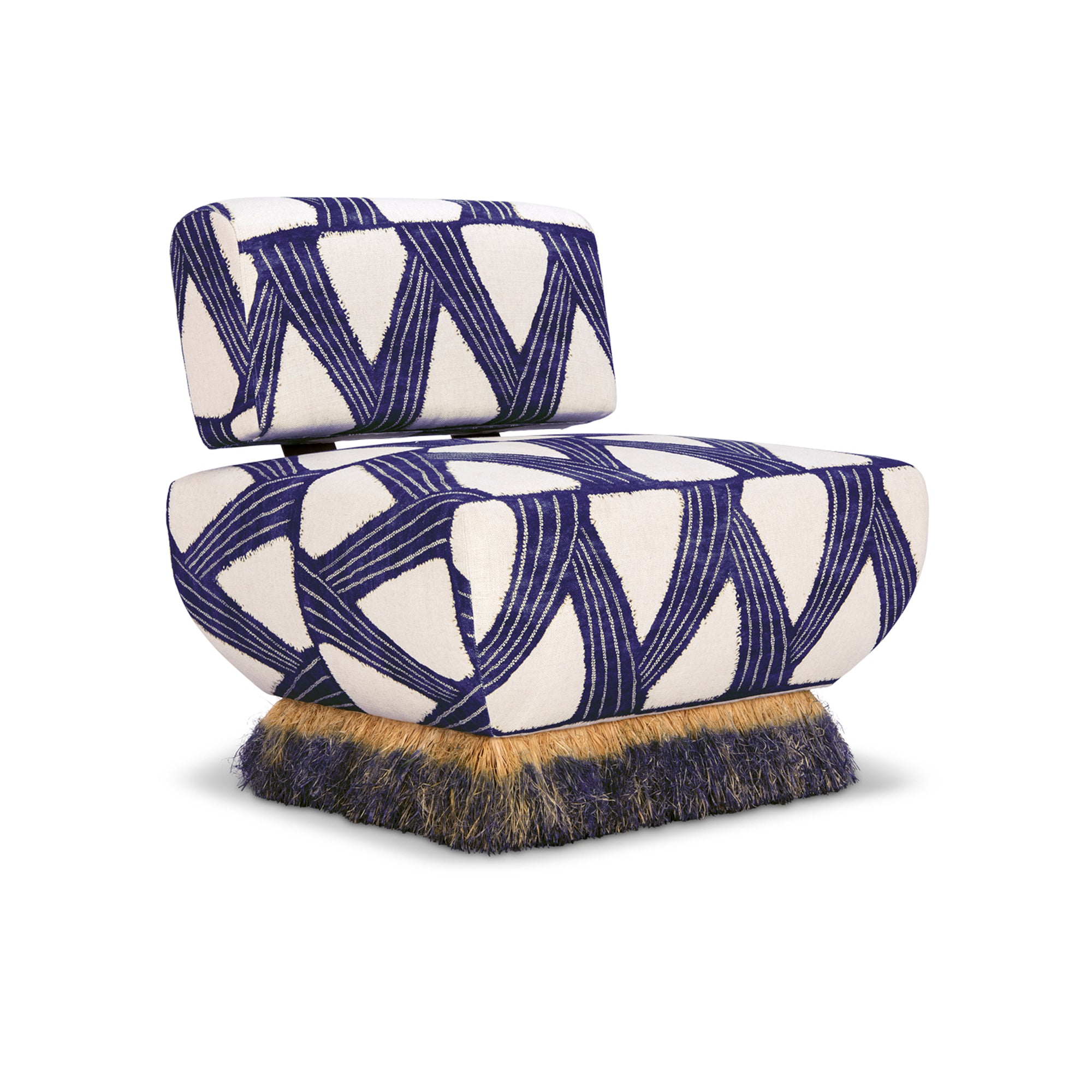 Comporta Azul Ombre Lounge Chair