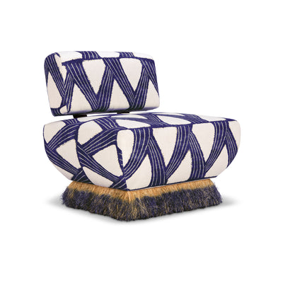 Comporta Azul Ombre Lounge Chair