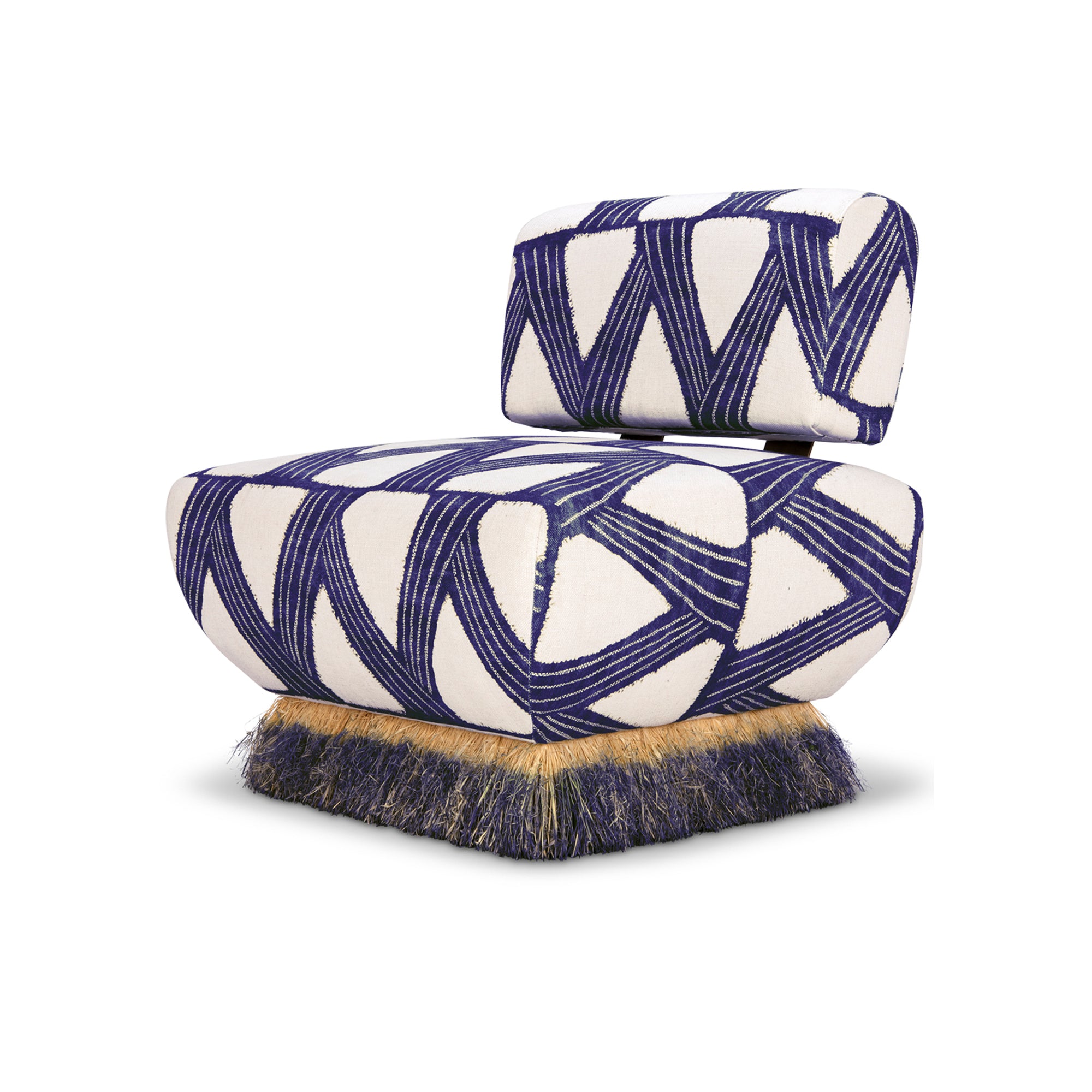Comporta Azul Ombre Lounge Chair