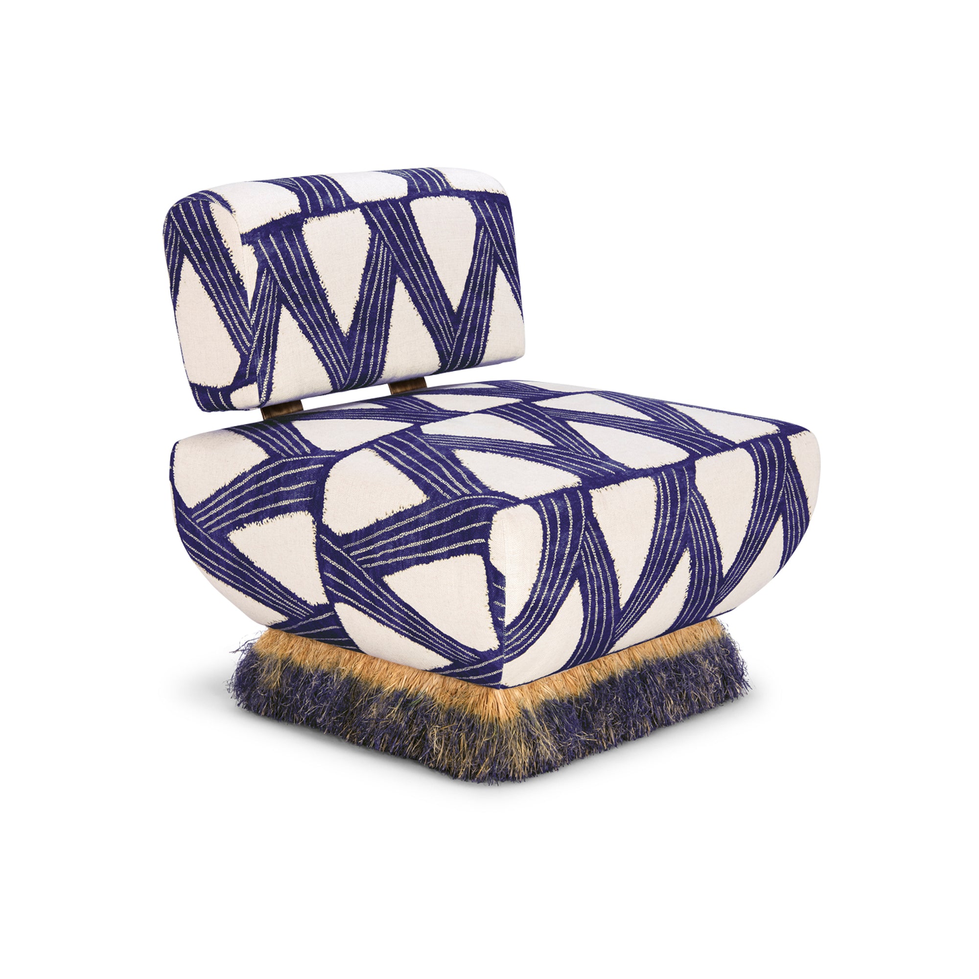 Comporta Azul Ombre Lounge Chair