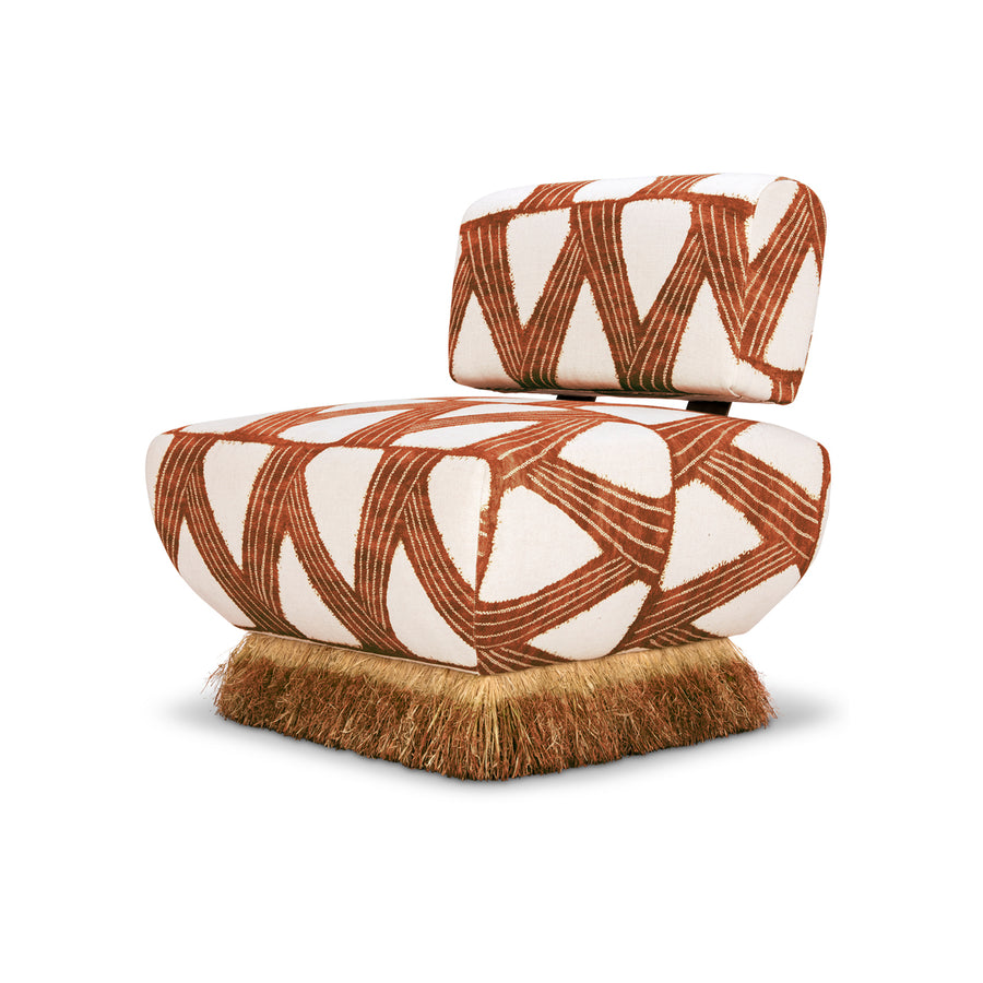 Comporta Rust Ombre Lounge Chair
