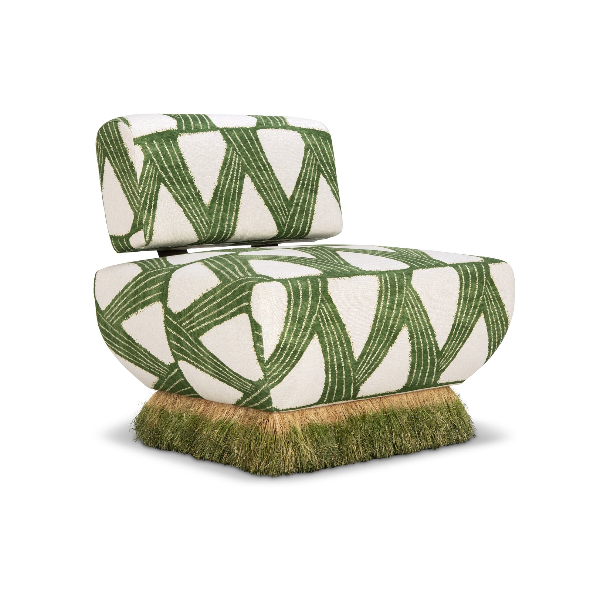 Comporta Green Ombre Lounge Chair - Egg Designs