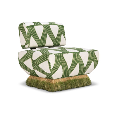 Comporta Green Ombre Lounge Chair - Egg Designs