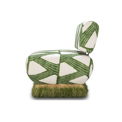 Comporta Green Ombre Lounge Chair - Egg Designs