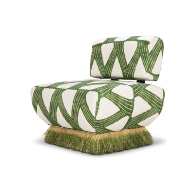 Comporta Green Ombre Lounge Chair - Egg Designs