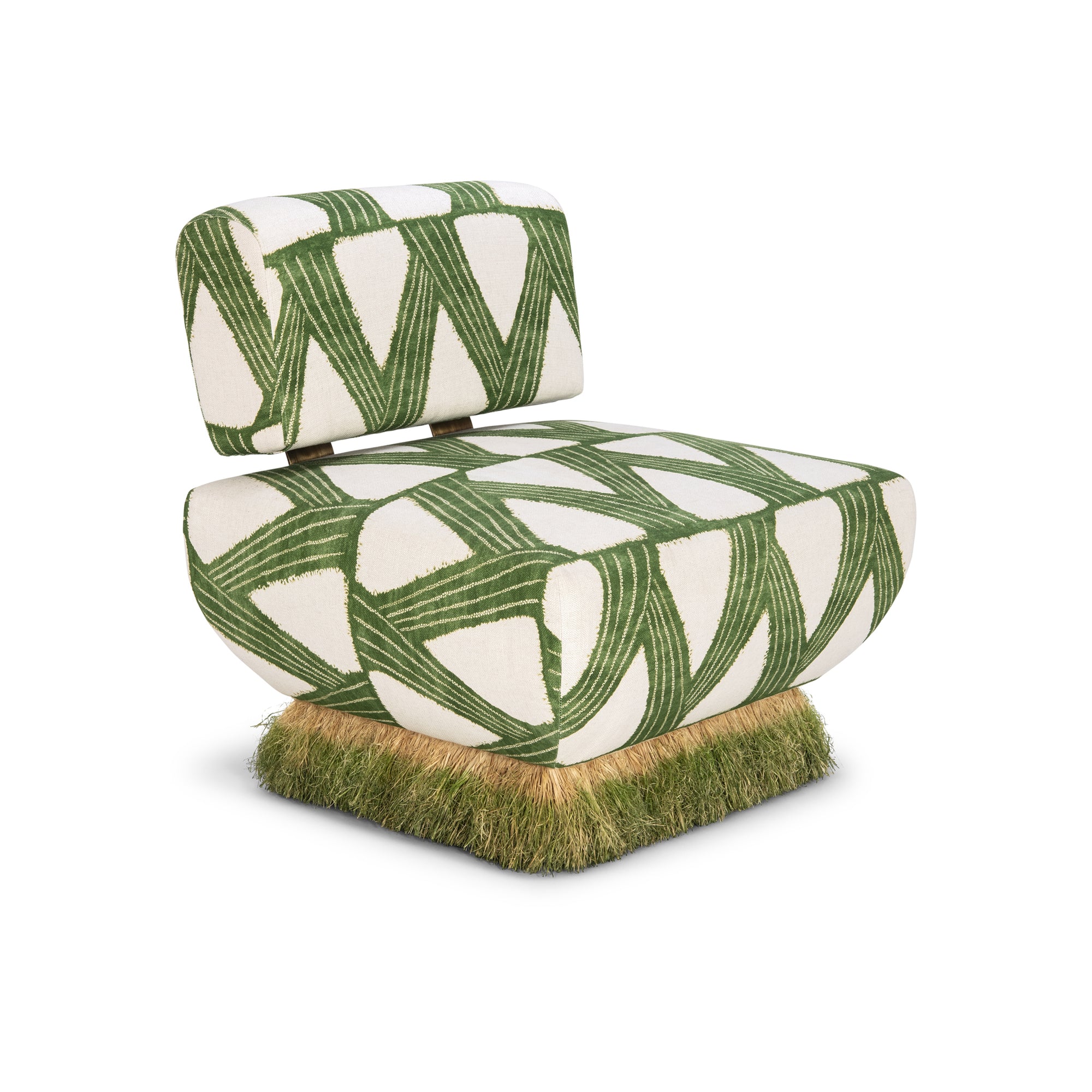Comporta Green Ombre Lounge Chair - Egg Designs