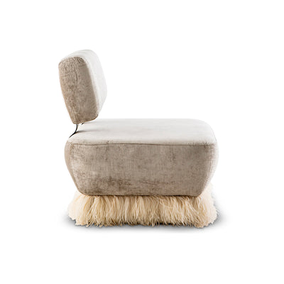 Ostrich Fluff Lounge Chair - Egg Designs