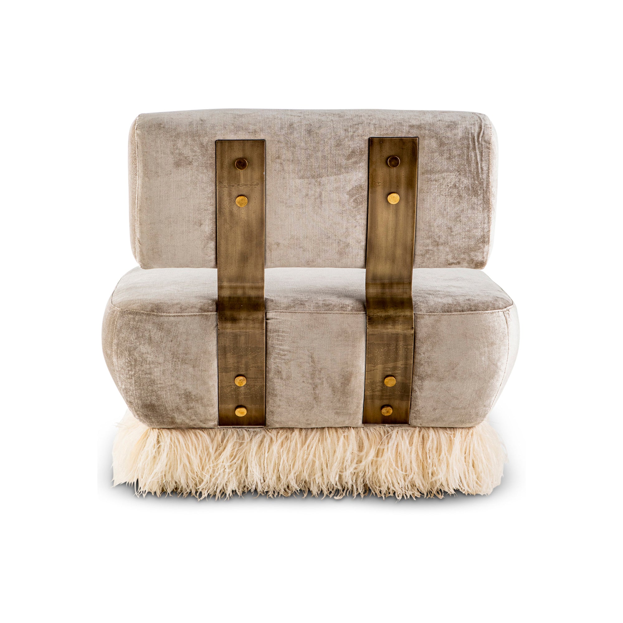 Ostrich Fluff Lounge Chair - Egg Designs
