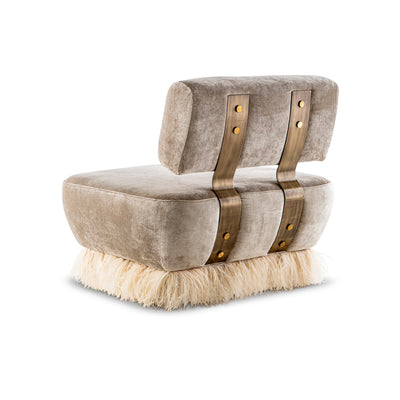 Ostrich Fluff Lounge Chair - Egg Designs
