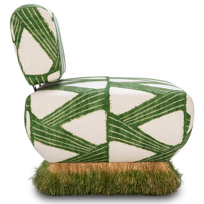 Comporta Green Ombre Lounge Chair