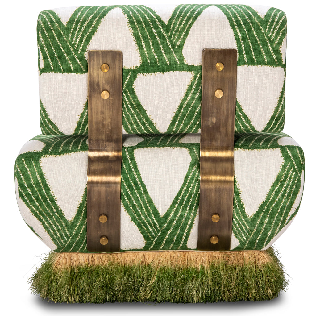 Comporta Green Ombre Lounge Chair