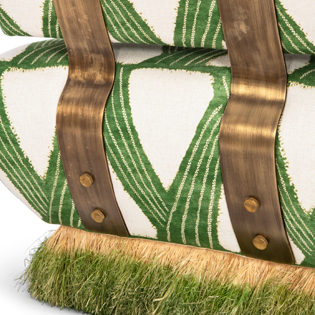 Comporta Green Ombre Lounge Chair