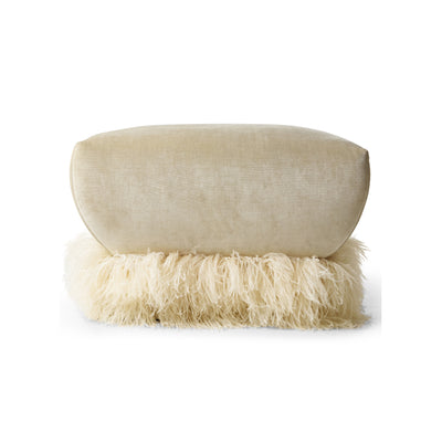 Ostrich Fluff 700 square Ottoman
