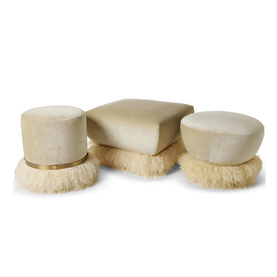 Ostrich Fluff 700 square Ottoman