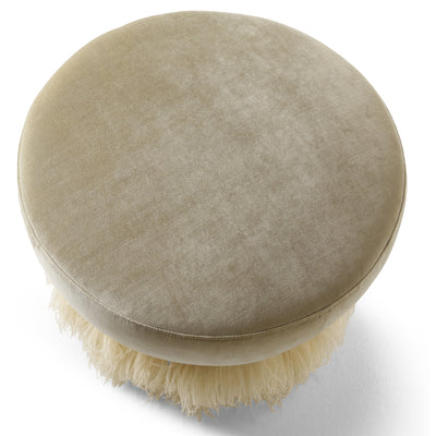 Ostrich Fluff 600 Diameter Ottoman