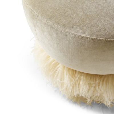 Ostrich Fluff 600 Diameter Ottoman