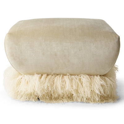Ostrich Fluff 700 square Ottoman