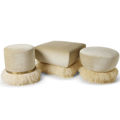 Ostrich Fluff 700 square Ottoman