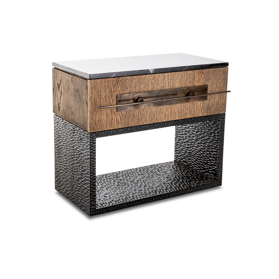 Hawkstone Chiselled Bedside Pedestal