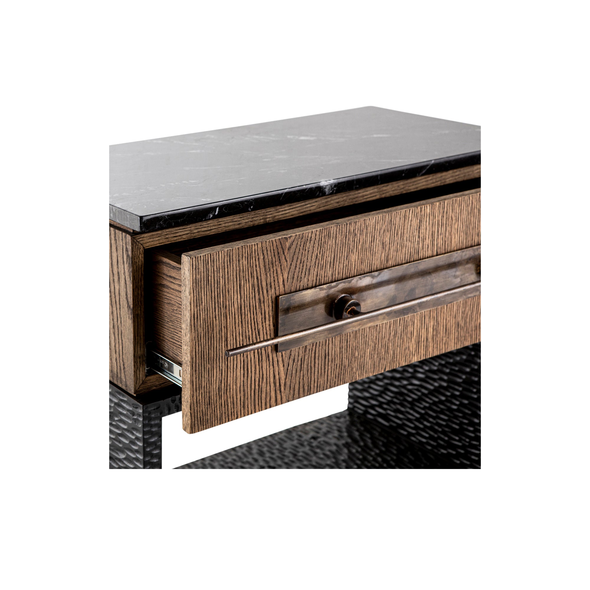 Hawkstone Chiselled Bedside Pedestal