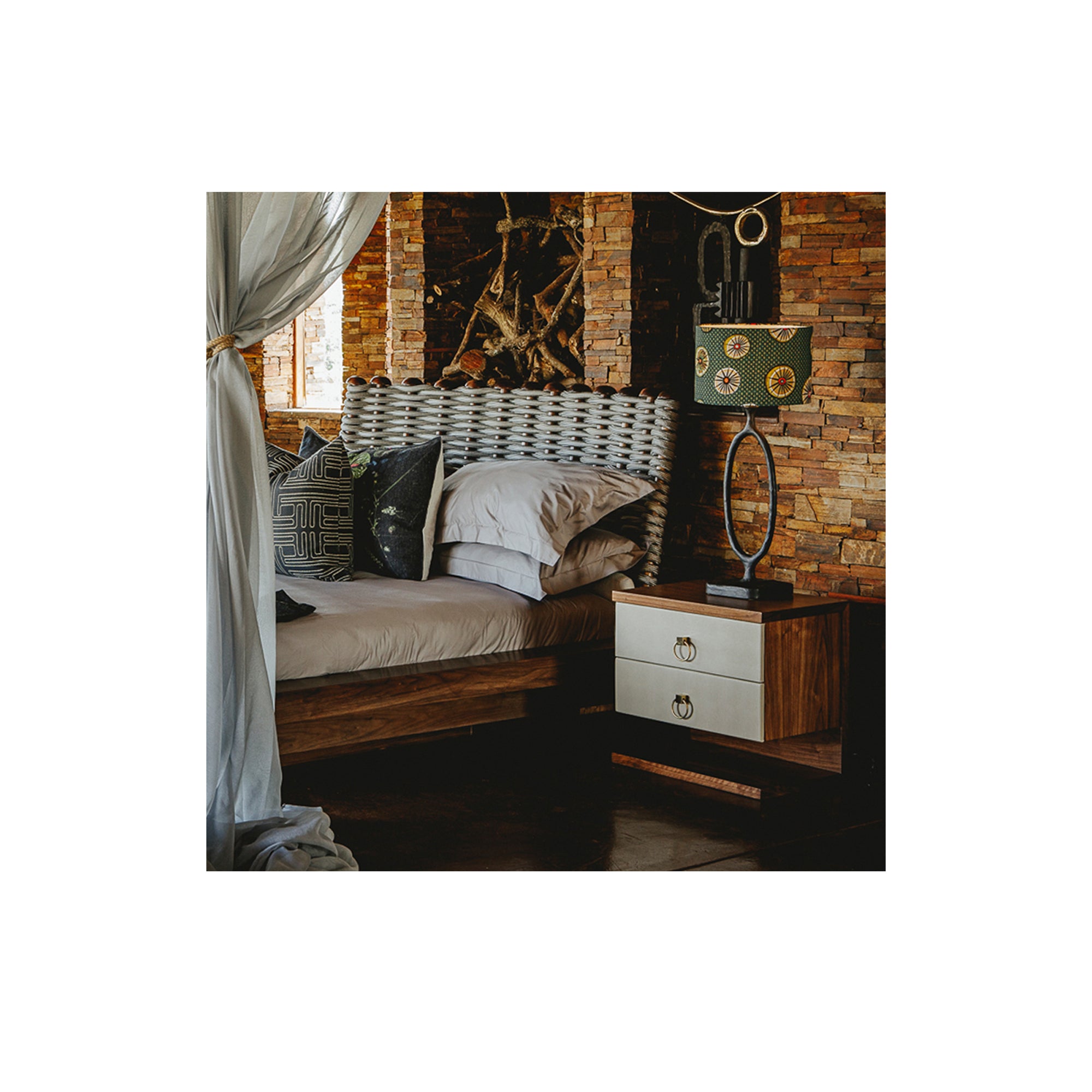 Zimbali Bedside Pedestal