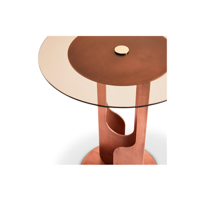 Drop Side Table Glass - Egg Designs