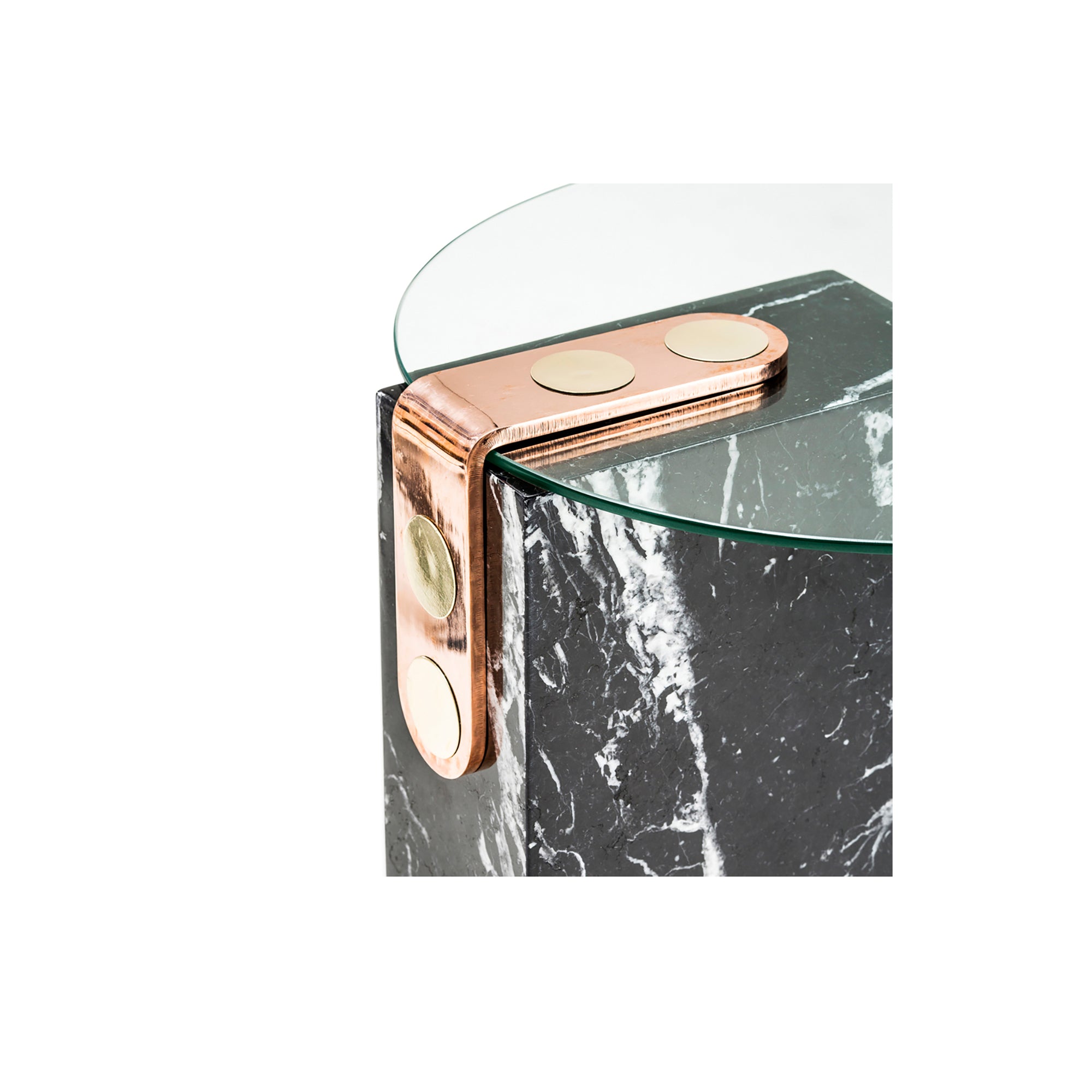 Marble Patch Side Table