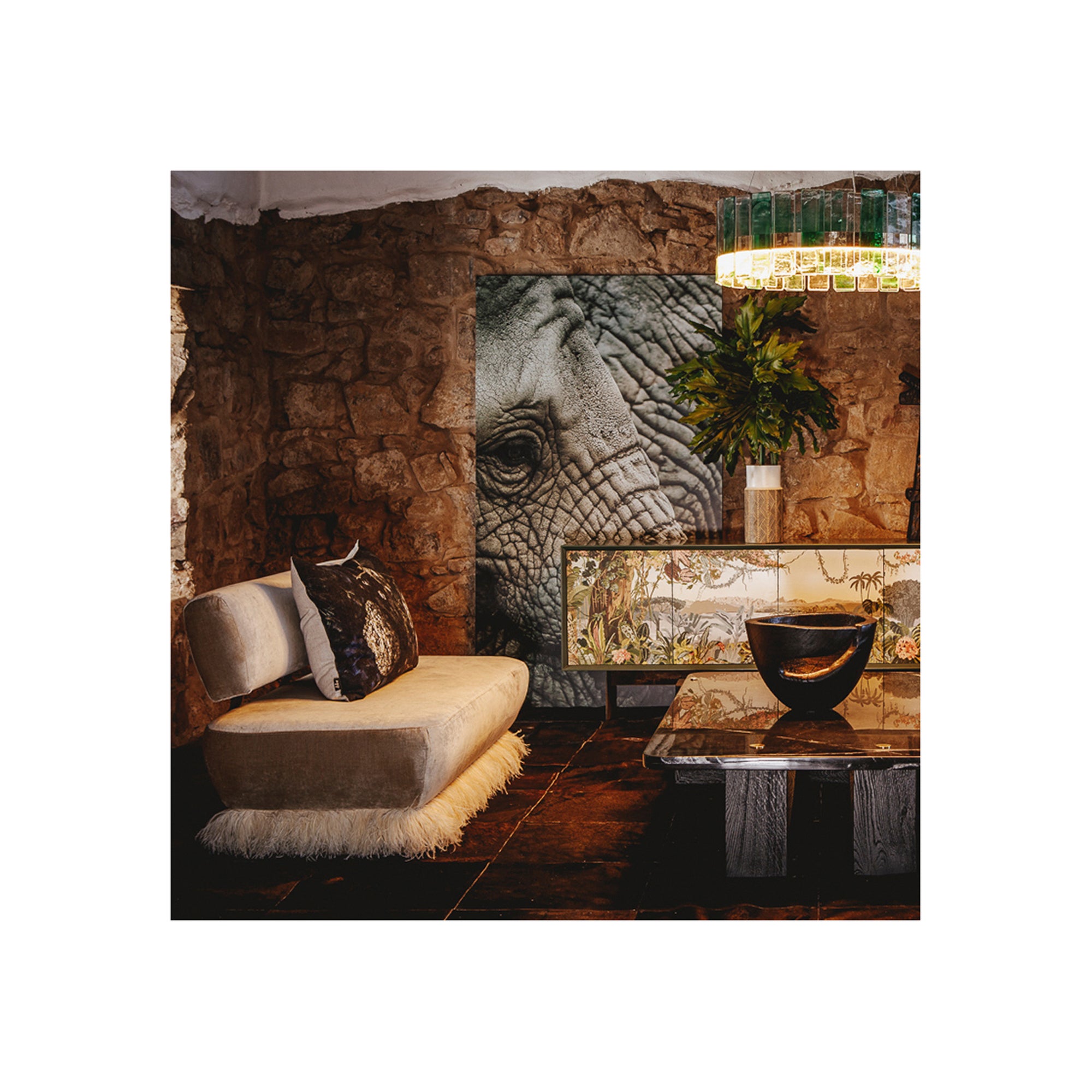 Ostrich Fluff Sofa - Egg Designs