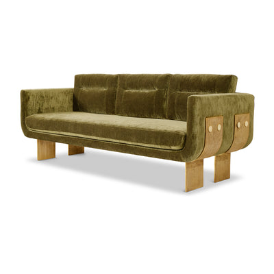 Primal Sofa Olive Velvet