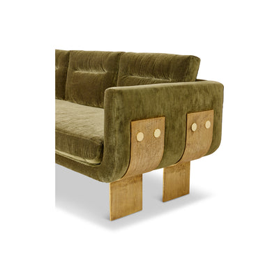 Primal Sofa Olive Velvet
