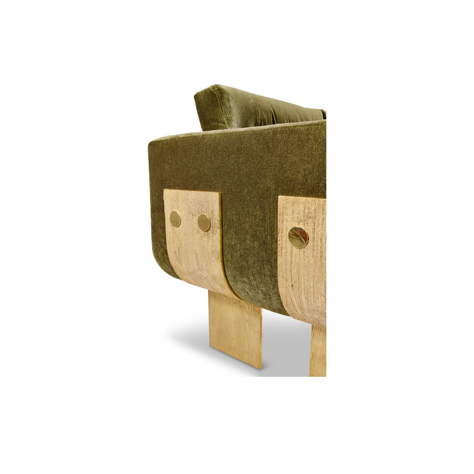 Primal Sofa Olive Velvet