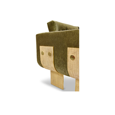 Primal Sofa Olive Velvet