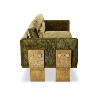 Primal Sofa Olive Velvet