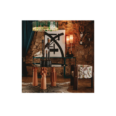 Pod Double Table Lamp Black - Egg Designs