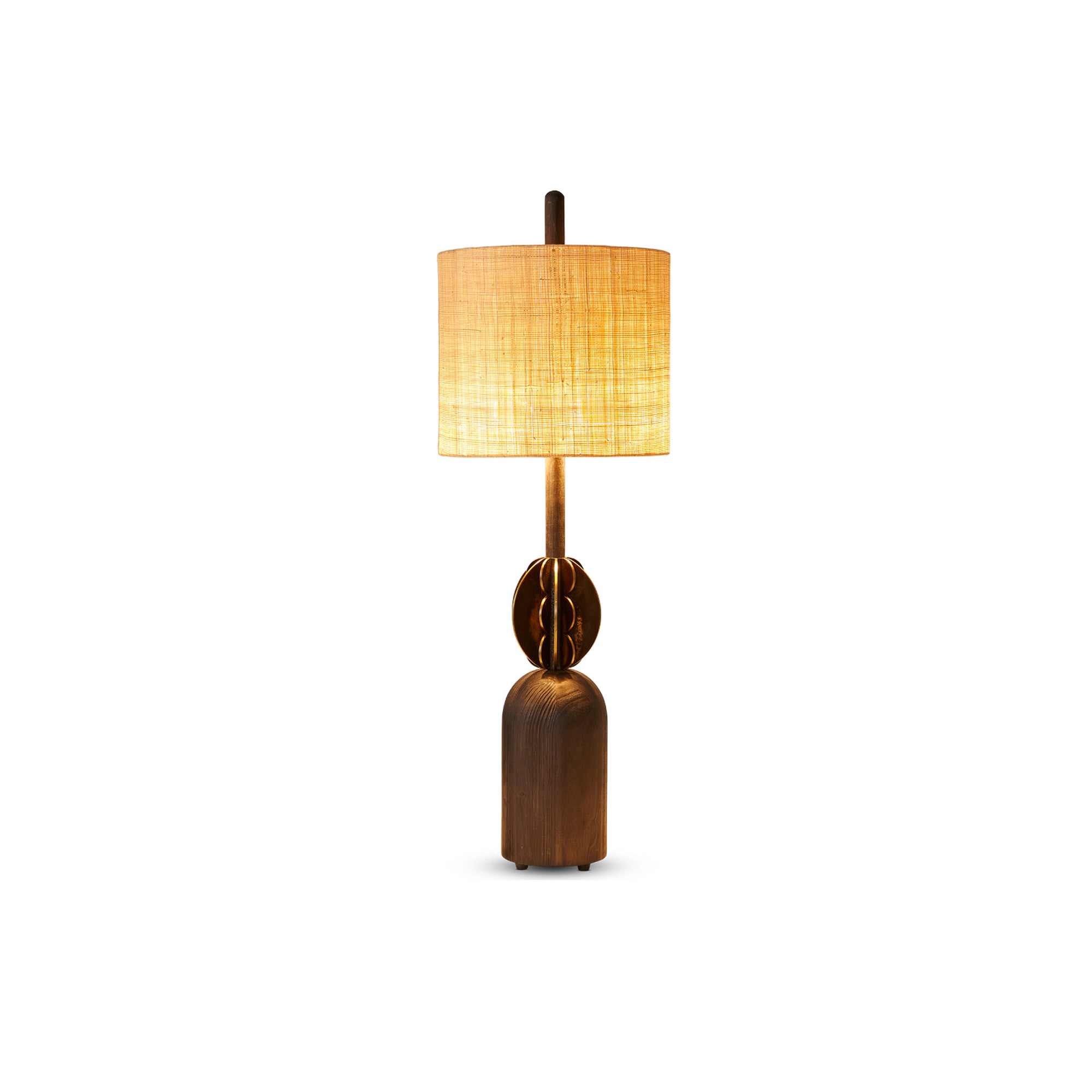 Bronzed Silhouette Gills Table Lamp - Egg Designs