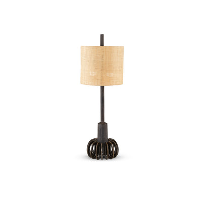 Bronzed Silhouette Loops Table Lamp - Egg Designs